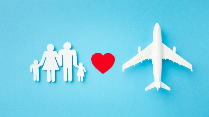Item url: https://www.magnific.com/free-photo/top-view-paper-plane-with-family-fig ure-concept_7413372.htm